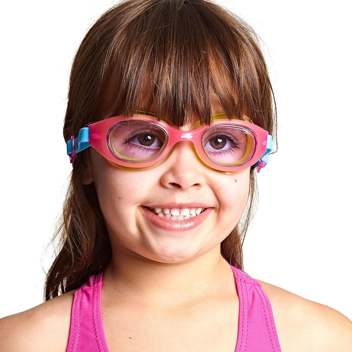 Occhialini da nuoto Little Sonic Air Kids Rosa-Verde Lenti Fumé-Viola Zoggs 461418PKGNTPU