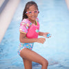 Occhialini da nuoto Little Sonic Air Kids Rosa-Verde Lenti Fumé-Viola Zoggs 461418PKGNTPU