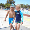 Occhialini da nuoto Little Super Seal Kids Arancio-Verde Zoggs 461419ORGNCLR
