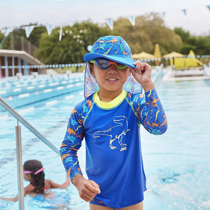 Occhialini da nuoto Little Super Seal Kids Arancio-Verde Zoggs 461419ORGNCLR