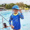 Occhialini da nuoto Little Super Seal Kids Arancio-Verde Zoggs 461419ORGNCLR