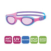 Occhialini da nuoto Piccolo Super Foca Bambini Rosa-Viola Lenti Rosa Zoggs 461419PKPUTPK