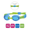 Occhialini da nuoto Little Twist Kids Blu-Verde Lenti Fumé-Blu Zoggs 461421BLGNTBL