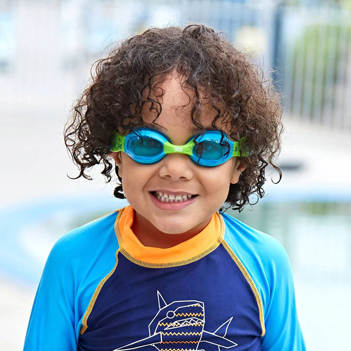 Occhialini da nuoto Little Twist Kids Blu-Verde Lenti Fumé-Blu Zoggs 461421BLGNTBL