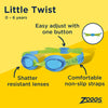 Occhialini da nuoto Little Twist Kids Blu-Verde Lenti Fumé-Blu Zoggs 461421BLGNTBL