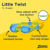 Occhialini da nuoto Little Twist Kids Rosa Lenti Fumé-Blu Zoggs 461421PKPKTBL