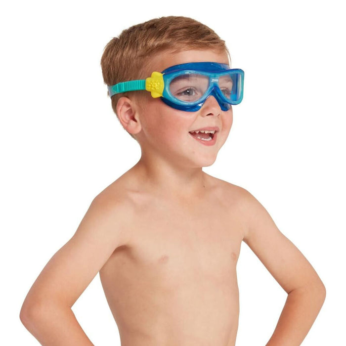 Maschera da nuoto Phantom Kids Blu-Turchese Zoggs 461423BLTQCLR