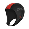 Cuffia da Nuoto Neo 3 Unisex Nero-Rosso S-M Zoggs 464044BKRDS-M
