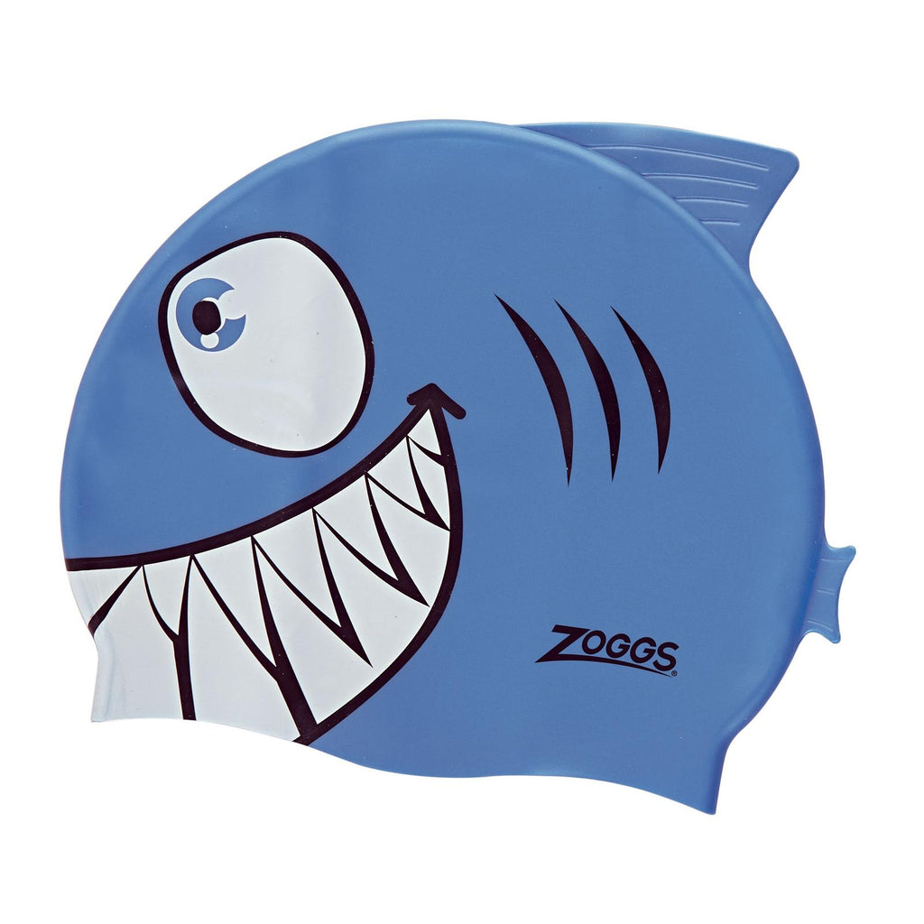 Cuffia da nuoto junior silicone personaggio blu Jaws Zoggs 465004