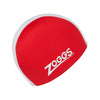 Cuffia da nuoto Junior Poliestere Rossa-Bianca Zoggs 465046RDWH