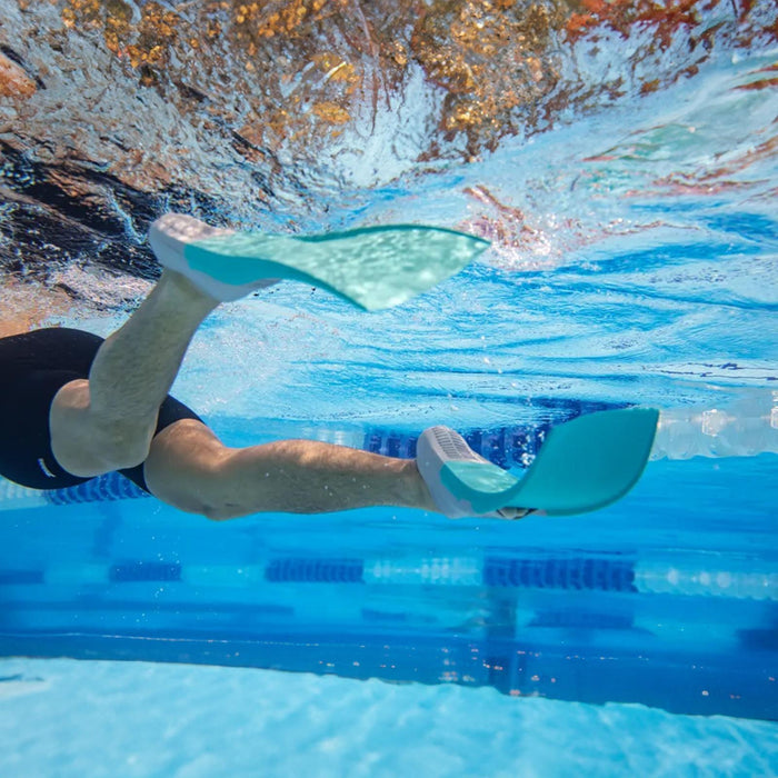 Pinne per nuoto lunga lama gomma grigio-acqua EU 45-46-UK 11-12-US 12-13 Zoggs 465213GYAQ112