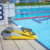 Pinne da nuoto Lunghe in gomma Grigio-Blu Chiaro UE 35-36-UK 2-3-US 3-4 Zoggs 465213GYLB23