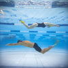 Pinne da nuoto Lunghe in gomma Grigio-Blu Chiaro UE 35-36-UK 2-3-US 3-4 Zoggs 465213GYLB23