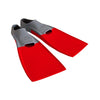 Pinne da nuoto Lunghe in gomma Grigio-Rosso UE 33-34-UK 1-2-US 2-3 Zoggs 465213GYRD12