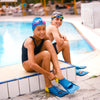 Pinne da nuoto Eco Blu-Chiaro Lama Corta EU 35-36-UK 2-3-US 3-4 Zoggs 465220BLLB23
