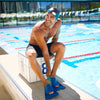 Pinne da nuoto Eco Blu-Chiaro Lama Corta EU 35-36-UK 2-3-US 3-4 Zoggs 465220BLLB23