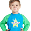 Maglietta da nuoto Manica Lunga Zip Sole Bambini Stampa Super-Star Età 1 Zoggs 465423SPSTYR1