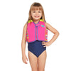 Giubbotto Swimsure Bambini Stampa Sea-Queen 4-5 Anni 19-30kg Zoggs 465526SQEU45