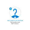 Appendiabiti per muta con sistema doppio Blu Surflogic 59134