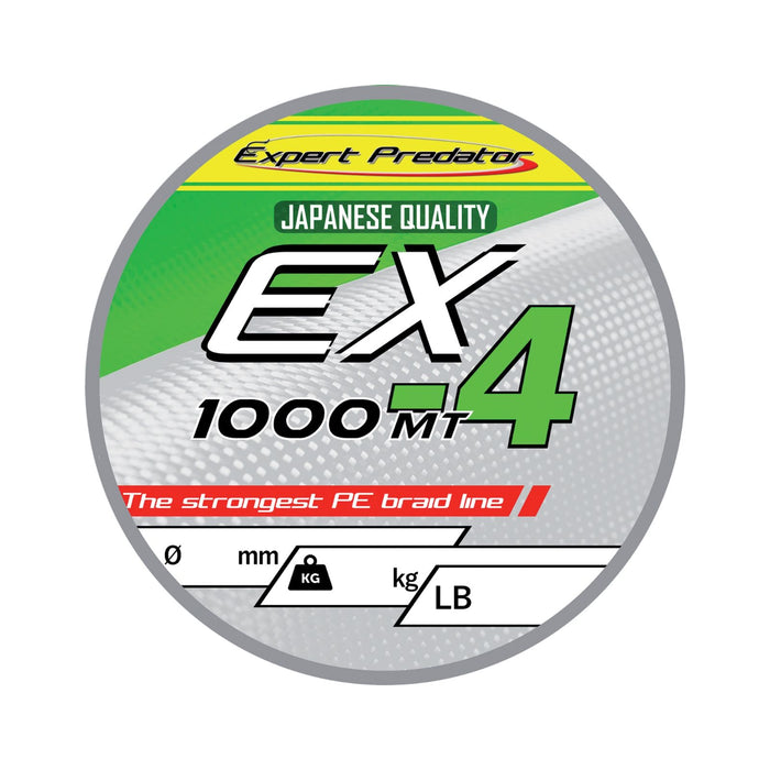 Braid Line Ex-4 1000m 0,40mm Expert Predator 60702