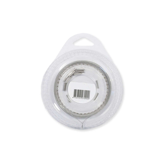 Bobine de fil d’acier gainé gris 1x7 10 m 30 kg Lineaeffe 7990130